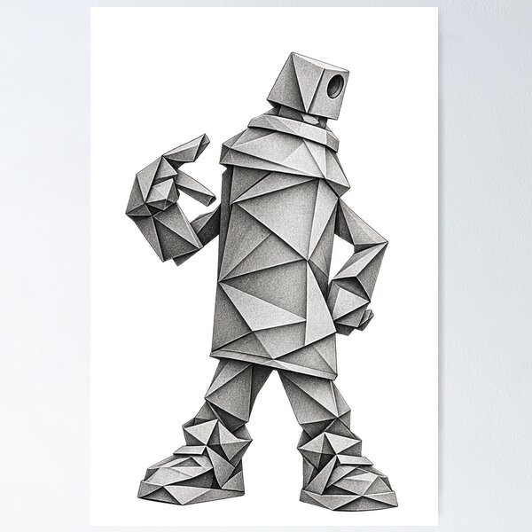 Item preview, Origami Graffiti Spray Can Character – Street Art - PLUSHIWORLD designed and sold by PLUSHIWORLDtm.