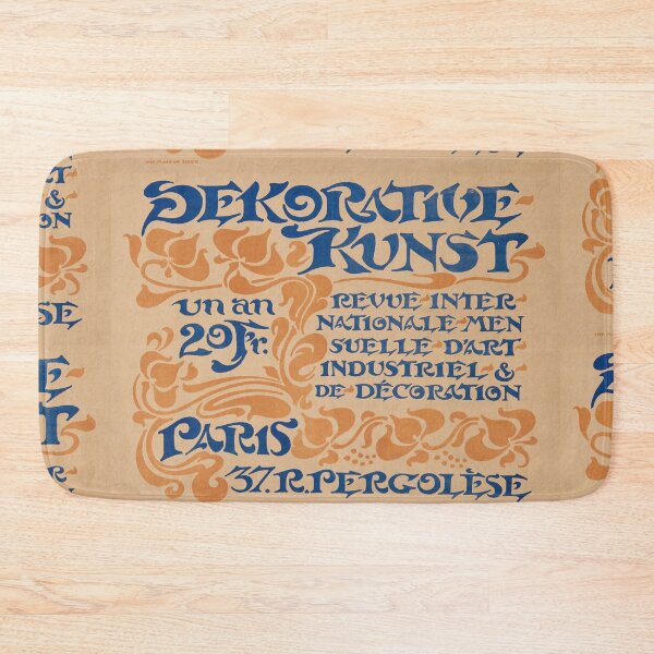 Item preview, Dekorative Kunst Magazine Cover Paris 1898 designed and sold by artofuniverse.