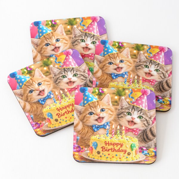 Item preview, Cute Kittens Birthday Celebration designed and sold by MagicCrystal.