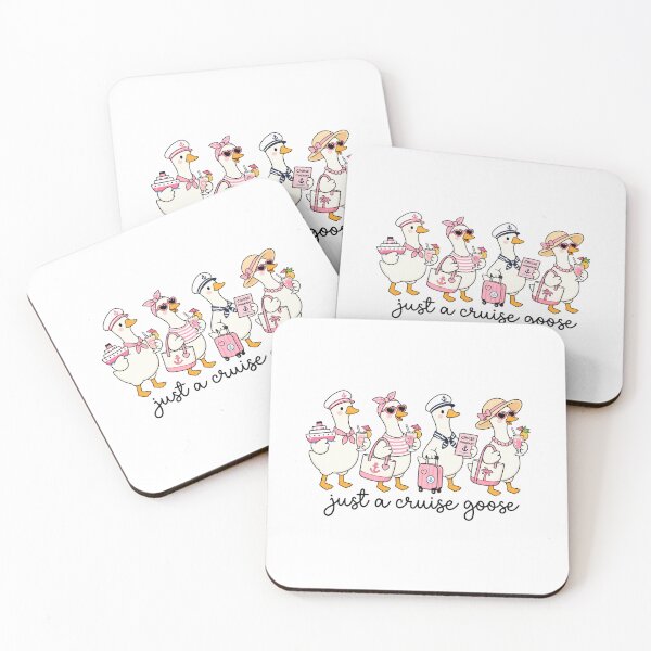 Item preview, Cute Cruise Goose Vacation Crew Illustration designed and sold by MelBarrerahh.
