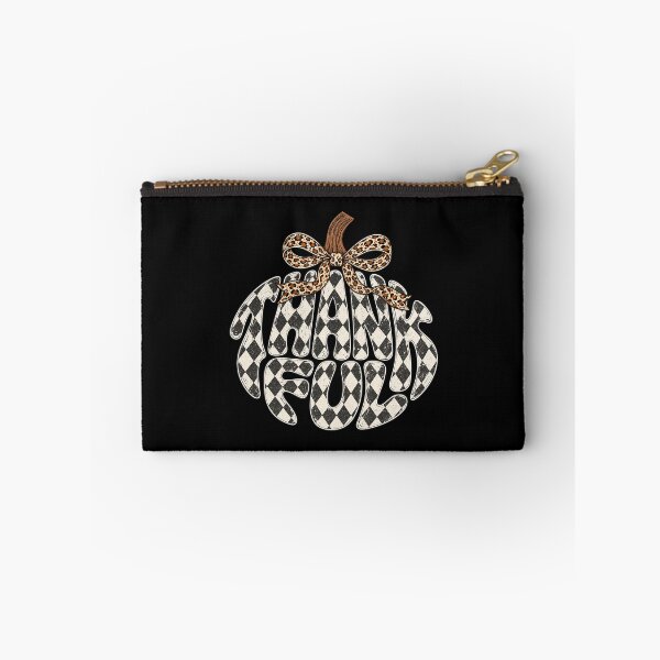 Item preview, Thankful Checkered Pumpkin Bow Autumn Design designed and sold by MelBarrerahh.