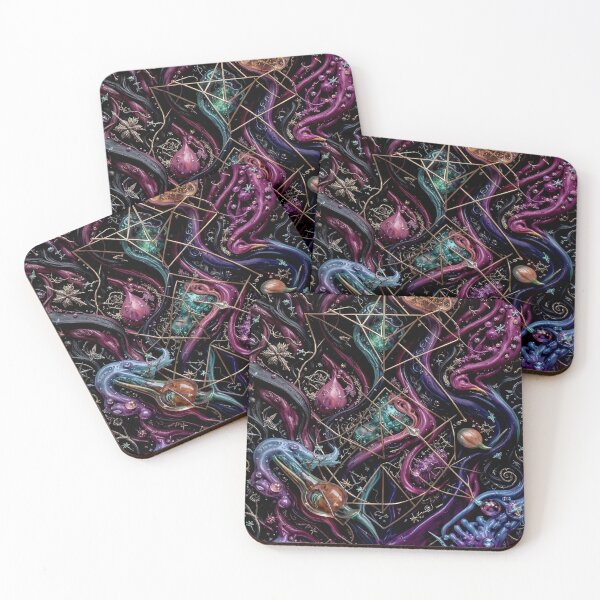 Item preview, Whimsical Alchemist Cosmic Vortex - Witchcore Art designed and sold by Vhelir-Art.