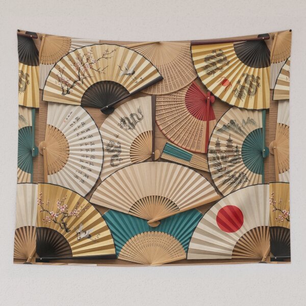 Item preview, Traditional fans designed and sold by snoWorkshop.