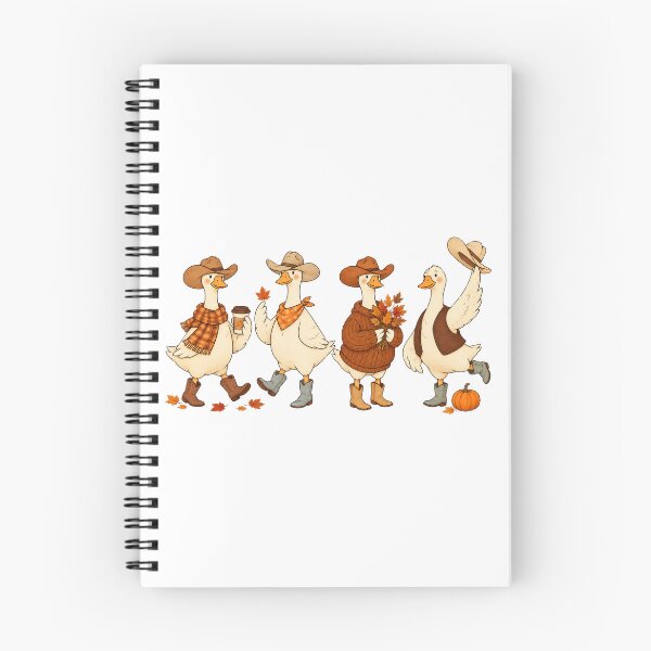 Item preview, Cozy Western Fall Goose Autumn Illustration designed and sold by MelBarrerahh.