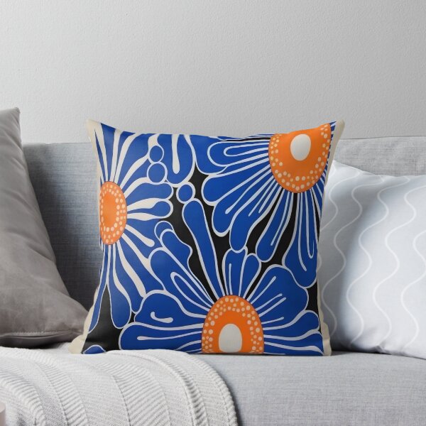 Item preview, Yayoi Kusama - Blue Flowers designed and sold by marbelelunar.