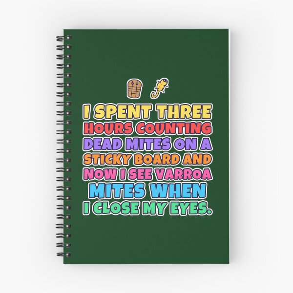 Item preview, Counting Varroa Mites – Funny Beekeeper Sticky Board Humour designed and sold by TribeGlyph.