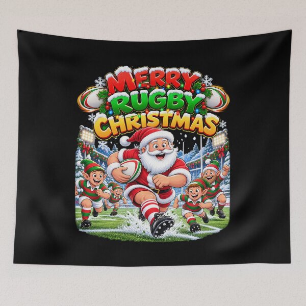 Artikelvorschau, FROHE RUGBY-WEIHNACHTEN! entworfen und verkauft von signshirtz.