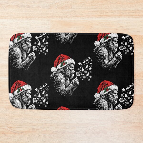 Item preview, Christmas Bigfoot Santa Sleigh Winter Holiday Celebration designed and sold by RDGNR.