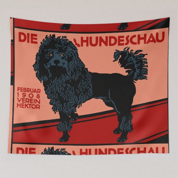 Item preview, Die Hundeschau Dog Show Klinger 1908 designed and sold by artofuniverse.