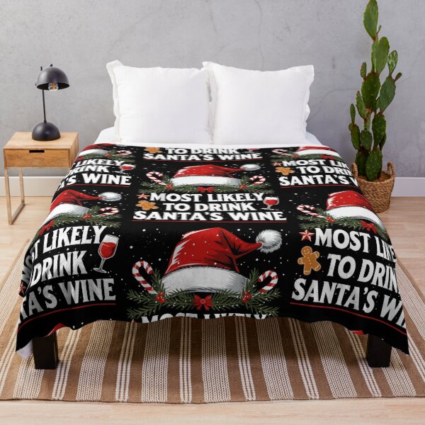 Item preview, Most Likely To Drink Santa's Wine Christmas designed and sold by RDGNR.