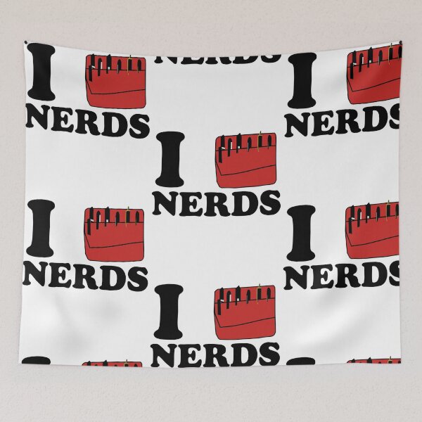 Item preview, I Love Nerds Pun Graphic for Geeky Science Fans designed and sold by RDGNR.