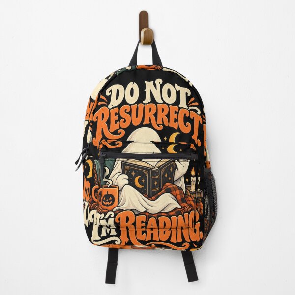 Aperçu de l'œuvre Do Not Resurrect I’m Reading Bookish Ghost Humor créée et vendue par MOTIFOLK.