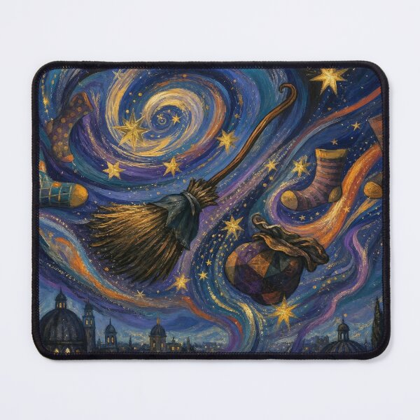 Item preview, Befana’s Midnight Flight designed and sold by Magicifa.