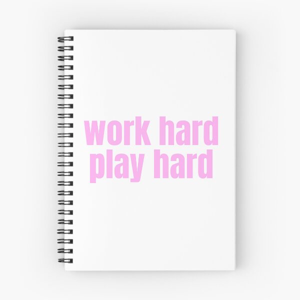 Item preview, work hard play hard designed and sold by Studio Sonder.