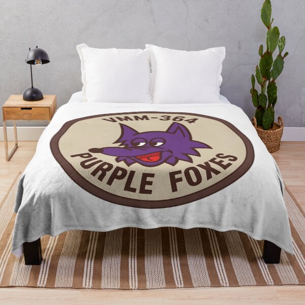 Item preview, USMC VMM-364 "Purple Foxes" Squadron Patch designed and sold by CharlieDesings.