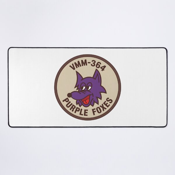 Item preview, USMC VMM-364 "Purple Foxes" Squadron Patch designed and sold by CharlieDesings.