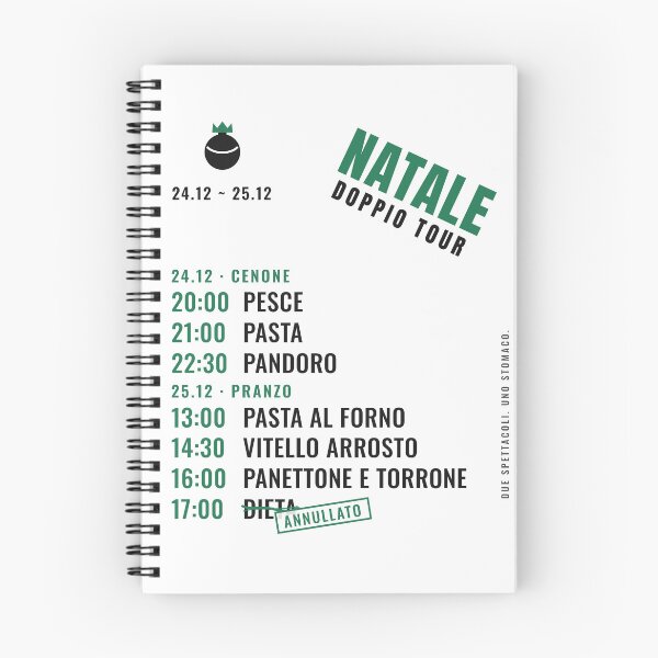 Item preview, Natale Doppio Tour: Funny Italian Christmas Dinner designed and sold by ForgeOvConcepts.