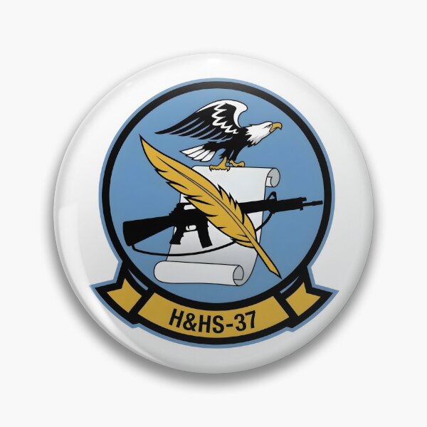 Item preview, USMC H&HS-37 Squadron Patch designed and sold by CharlieDesings.
