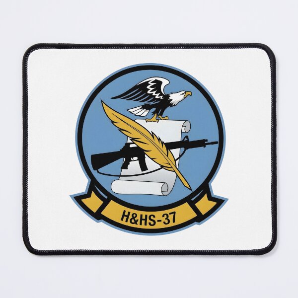 Item preview, USMC H&HS-37 Squadron Patch designed and sold by CharlieDesings.