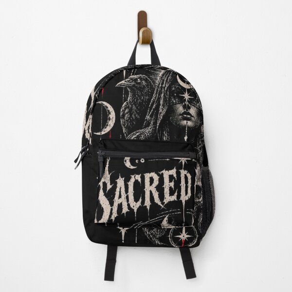 Item preview, Sacred Chaos - Mystical Raven Goddess Skull Serpent Occult Witchy Design designed and sold by Aethervida.