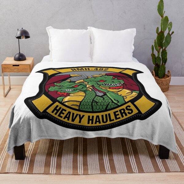 Item preview, USMC HMH-482 "Heavy Haulers" Squadron Patch designed and sold by CharlieDesings.