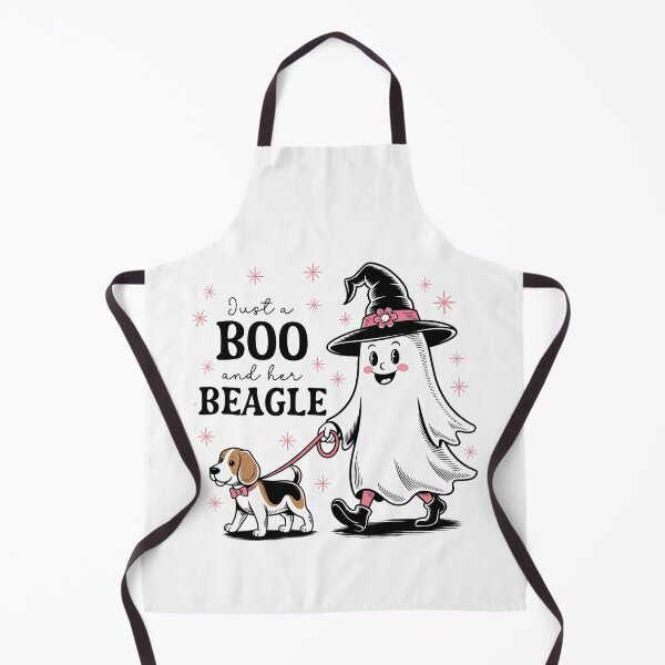 Item preview, Just a Boo and Her Beagle Retro Ghost Halloween Dog Mom Pink designed and sold by elisarasada.