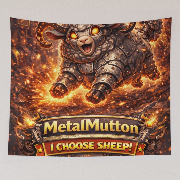 Item preview, Metal Mutton | PokeSheep Sheepism Parody designed and sold by Thpoar.