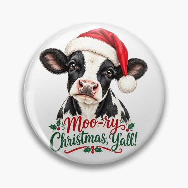 Item preview, Moo-ry Christmas  designed and sold by Whimsy Petal and Co..