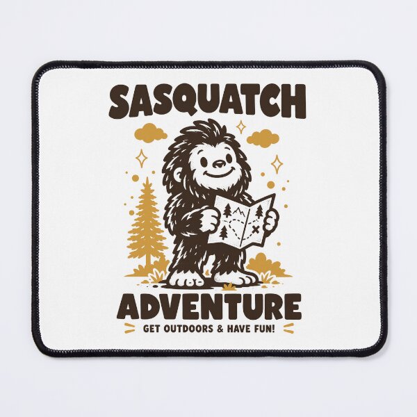 Item preview, Sasquatch Adventure Get Outdoors Have Fun Bigfoot designed and sold by ShirtWreck.