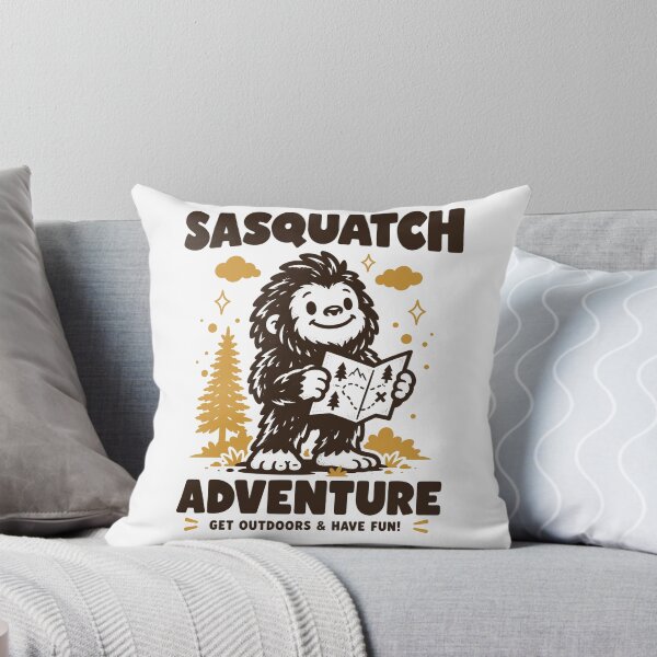 Item preview, Sasquatch Adventure Get Outdoors Have Fun Bigfoot designed and sold by ShirtWreck.