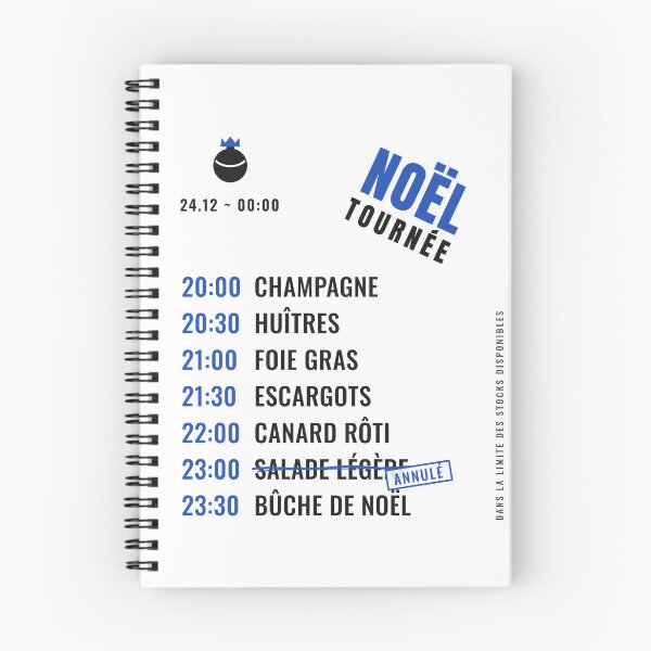 Aperçu de l'œuvre Noël Tournée : T-shirt Humour de Réveillon créée et vendue par ForgeOvConcepts.