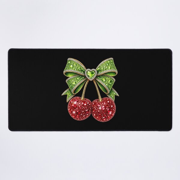 Item preview, Glam Sparkly Rhinestone Cherries designed and sold by SeasonalChic.
