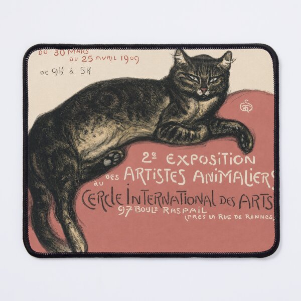 Item preview, Steinlen Cat Cercle International 1909 designed and sold by artofuniverse.