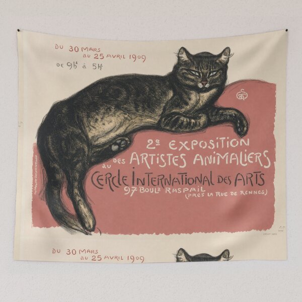Item preview, Steinlen Cat Cercle International 1909 designed and sold by artofuniverse.