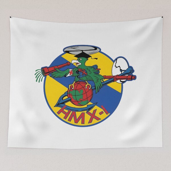 Artikelvorschau, USMC HMX-1 „Nighthawks“ Marine Helicopter Operational Test Squadron Patch entworfen und verkauft von CharlieDesings.