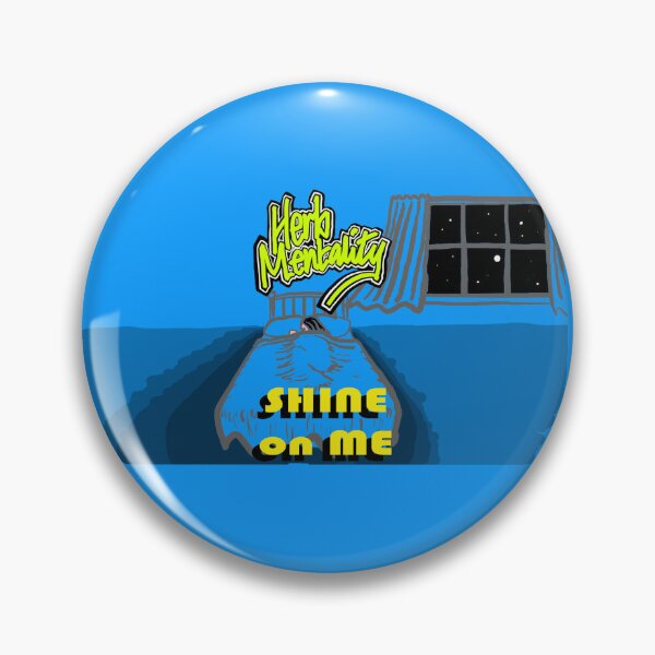 Item preview, Shine on Me (blue) designed and sold by Herb-Mentality.