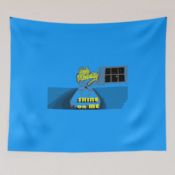 Item preview, Shine on Me (blue) designed and sold by Herb-Mentality.