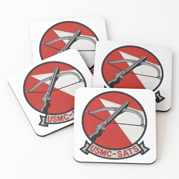 Item preview, USMC Short Airfield for Tactical Support (SATS) Patch designed and sold by CharlieDesings.