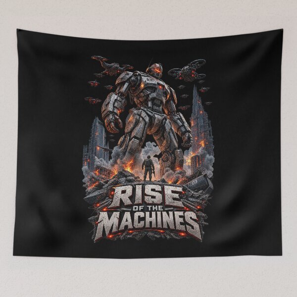 Item preview, RISE OF THE MACHINES designed and sold by okiiskandarart.