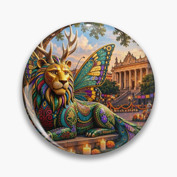 Item preview, Alebrije Día de Muertos Mexico — The Garden Guardian designed and sold by DibujandoPorfa.