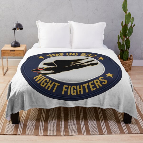 Item preview, USMC VMF(N)-532 "Night Fighters" WWII Squadron Patch designed and sold by CharlieDesings.