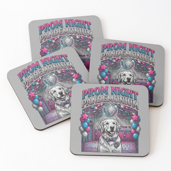 Artikelvorschau, Lustiges Geschenk für Liebhaber von 80er-Jahre-Teenie-Filmen mit Hund – ein turbulenter Abschlussball-Abend! entworfen und verkauft von FurRealStudioCo.