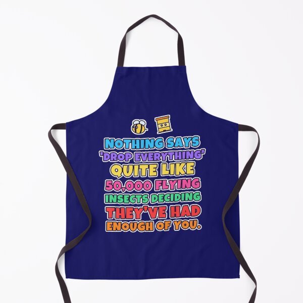 Item preview, 50,000 Flying Insects Have Had Enough of You – Funny Beekeeper designed and sold by TribeGlyph.
