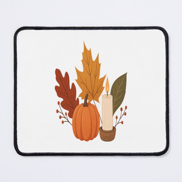 Item preview, Minimal Thanksgiving Leaves & Pumpkin designed and sold by InspiredCreatives.