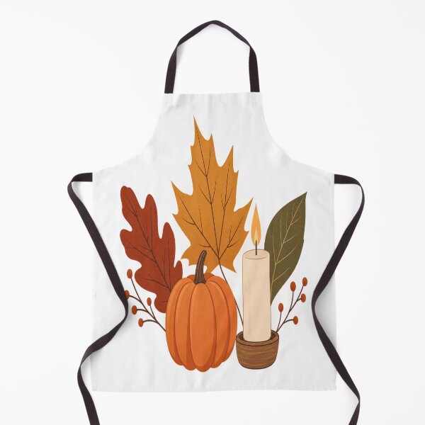 Item preview, Minimal Thanksgiving Leaves & Pumpkin designed and sold by InspiredCreatives.