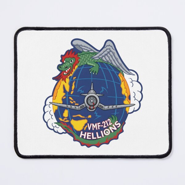 Item preview, USMC VMF-212 "Hellions" WWII Fighter Squadron Patch designed and sold by CharlieDesings.