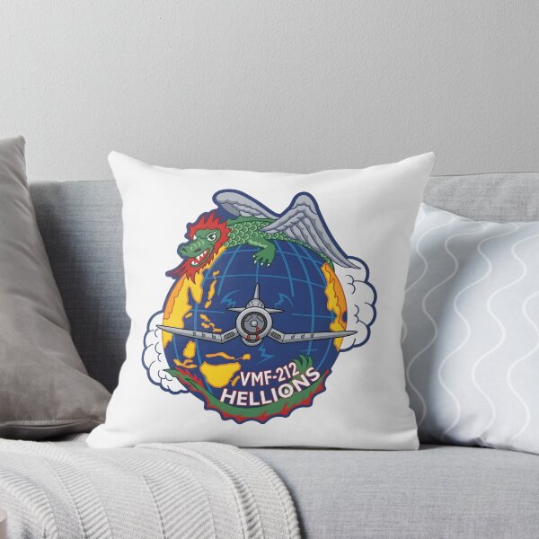 Item preview, USMC VMF-212 "Hellions" WWII Fighter Squadron Patch designed and sold by CharlieDesings.