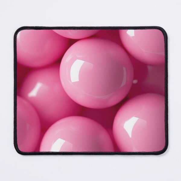 Item preview, Glossy Pink Bubblegum Balls Pattern — Y2K Barbiecore Pearl Texture Print designed and sold by LYAN-STORE.