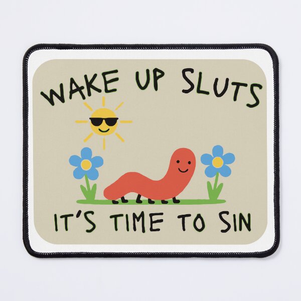 Item preview, Wake Up Sluts designed and sold by Angry Swan Designs.