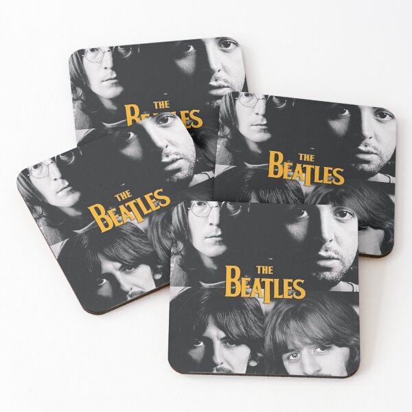 Item preview, All Member Collage The Beatles Black and White designed and sold by telezahens.